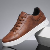 Lace Up Leather Sneakers | Low Top