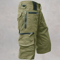 Cargo Shorts Men's Zip Pocket - side