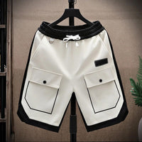 Cargo Summer Shorts | Drawstring Multi Pocket - front