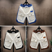 Cargo Summer Shorts | Drawstring Multi Pocket - side
