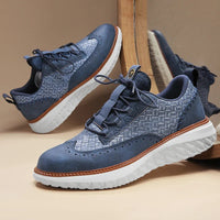 Classic Low-Top Leather Sneakers - angle