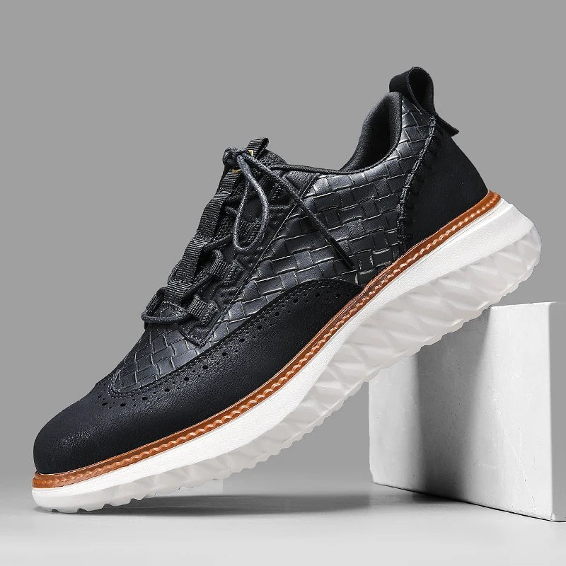 Classic Low-Top Leather Sneakers - back