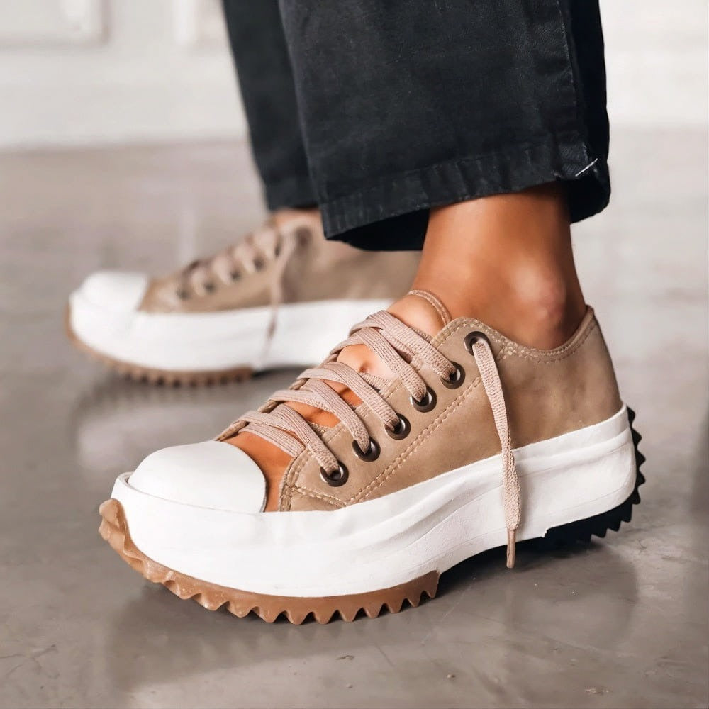Comfort Sneakers | Chunky Sole Lace Up - front