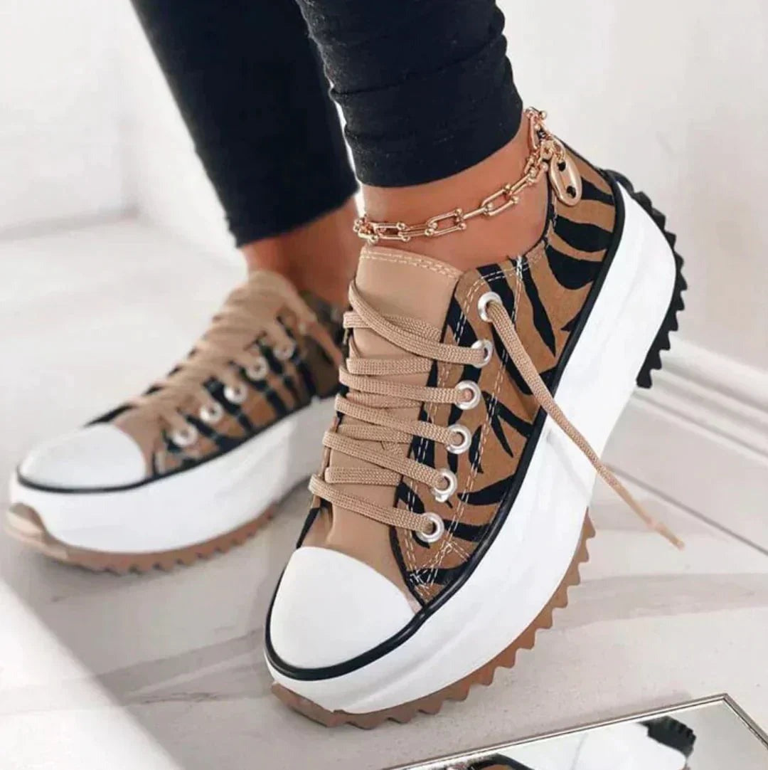 Comfort Sneakers | Chunky Sole Lace Up - lifestyle