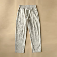 Comfortable Linen Trousers Elastic Waist Drawstring - detail