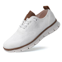 Comfortable Support Shoes Men's | Lace Up Knit - angle