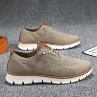 Comfortable Support Shoes Men's | Lace Up Knit - lifestyle
