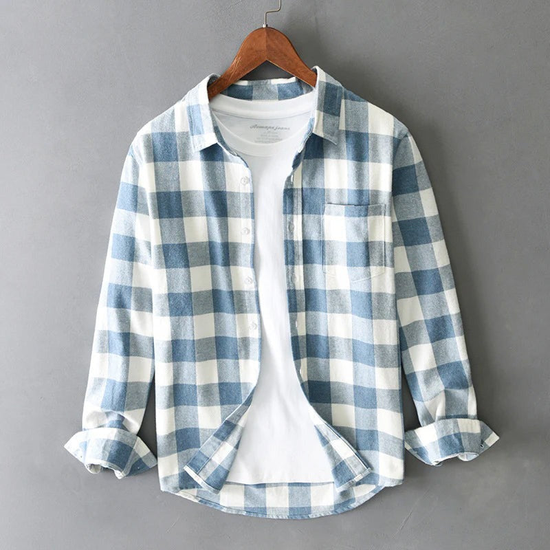 Cotton Check Shirt | Long Sleeve - hero