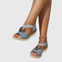 Espadrille Comfort Sandals | Slingback - front