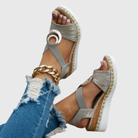 Espadrille Orthopaedic Sandals | Slingback - lifestyle