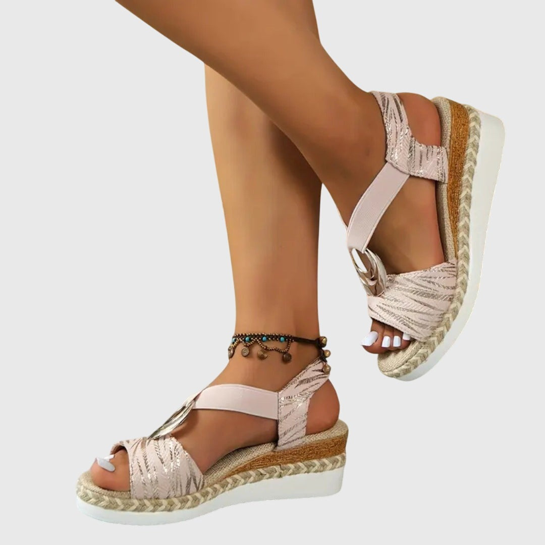 Espadrille Orthopaedic Sandals | Slingback - side