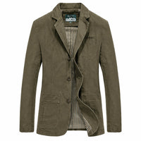 Lightweight Jacket Men's Single Breasted - back