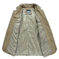 Lightweight Jacket Men's Single Breasted - side