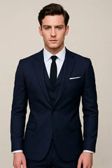 Men's 3-Piece Suit | Single Breasted Slim Fit Formal Set