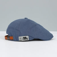 Men's Adjustable Flat Top Beret | Modern Structured Fit Detail