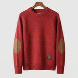 Men's Alpine Knit Sweater | Relaxed Fit with Elbow Patches