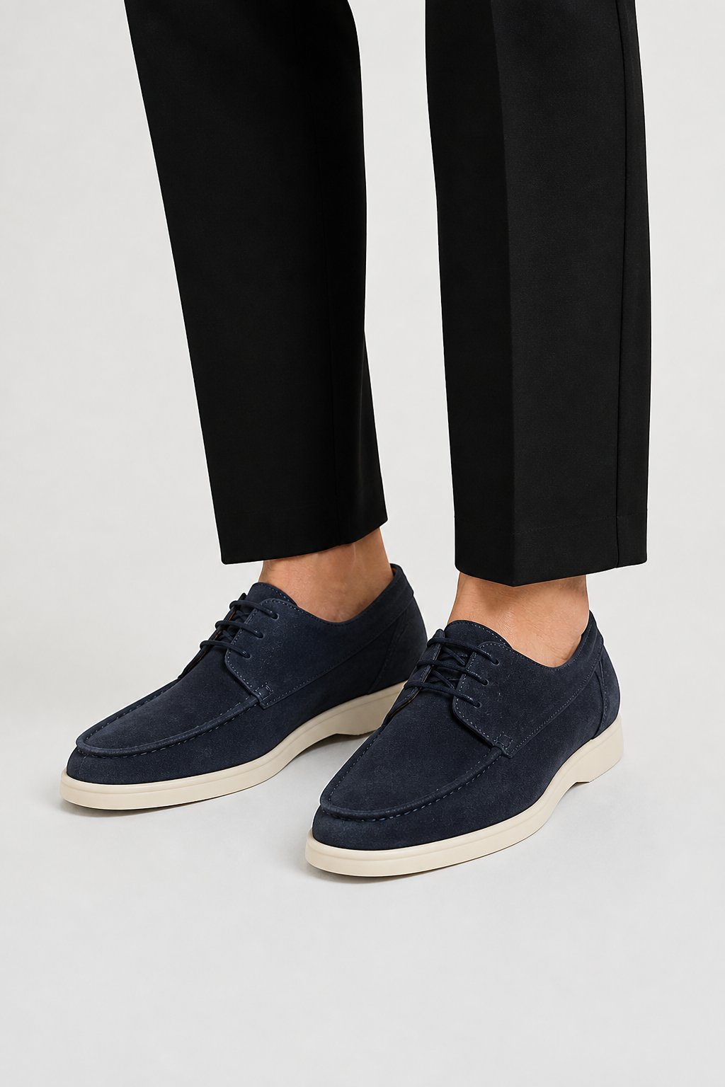 Men's Apron Toe Oxford Lace Loafers | Refined Smart Fit Hero
