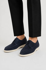 Men's Apron Toe Oxford Lace Loafers | Refined Smart Fit