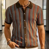 Men's Button-Down Short Sleeve Shirt - lifestyle