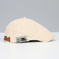 Men's Classic Flat Cap | Newsboy Style with Side Buckle Hero