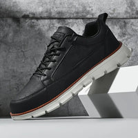 Men's Classic Leather Lace-Up Sneakers - detail