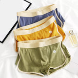 Men's Colour-Block Boxer Briefs | Daily Fit with Curved Hem