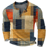 Men's Colorful Long Sleeve Shirt