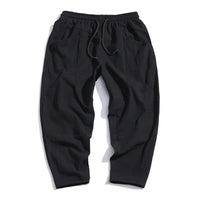 Men's Cropped Drawstring Trousers - detail