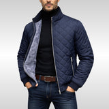 Men's Diamond Quilted Heat Jacket | Lightweight Insulated Warmth