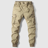 Men's Drawstring Cuffed Cargo Jogger Trousers