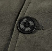 Men's Fur Hooded Winter Parka | Relaxed Fit Layering Coat Angle