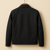 Men's Harrington Lined Jacket | Slim Fit Gingham Contrast Side