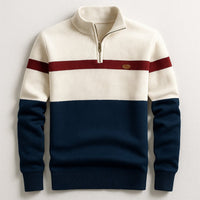 Men's Heritage Quarter Zip Cotton Pullover Detail