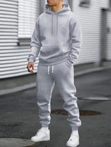 Men's Hoodie Jogger Set | Cuffed Ankle Two Piece