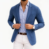Men's Knit Blazer | Tailored Fit with Notch Lapel
