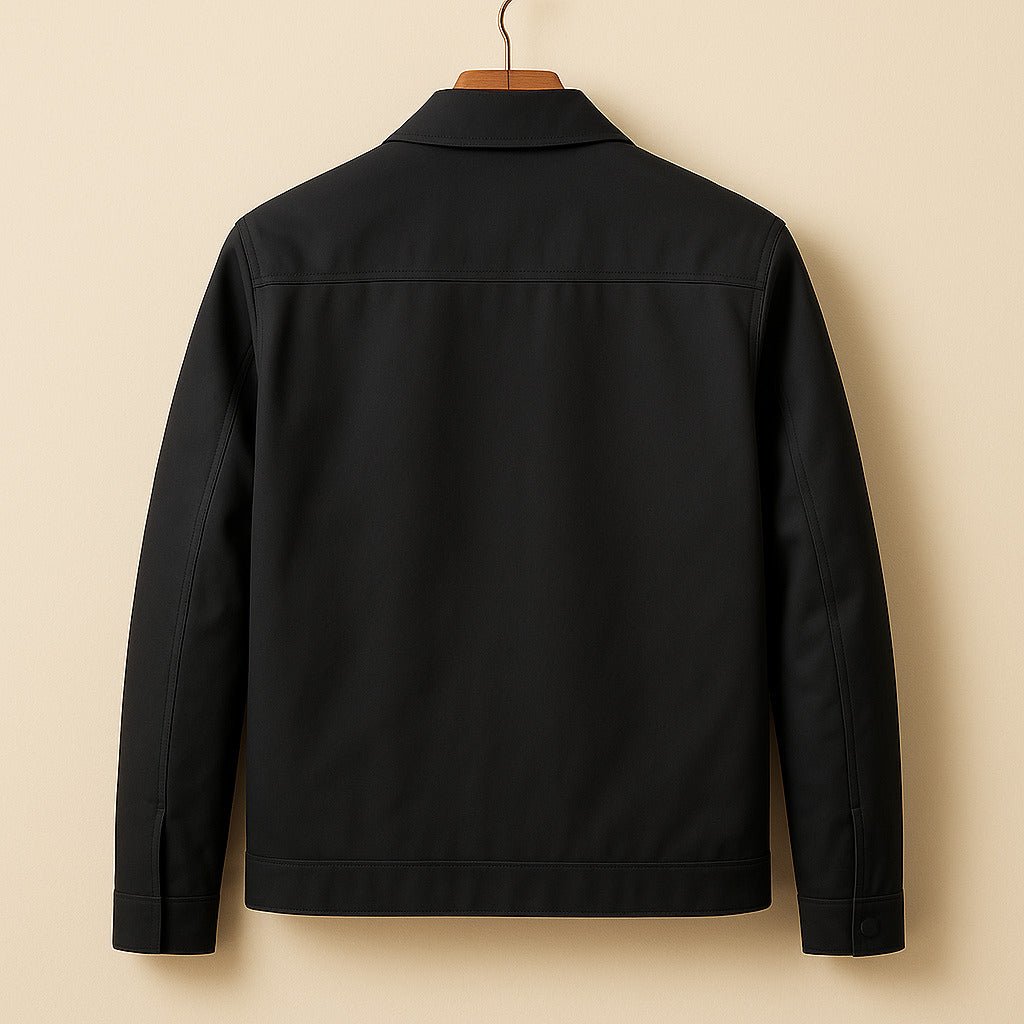 Men's Lined Classic Jacket | Harrington Fit with Gingham Lining Alternate