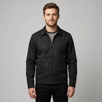 Men's Lined Classic Jacket | Harrington Fit with Gingham Lining Hero
