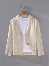 Men's Linen Blazer | Unstructured Relaxed Fit Summer