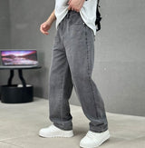 Men's Loose Fit Straight Leg Jeans | Wide Relaxed Everyday Cut