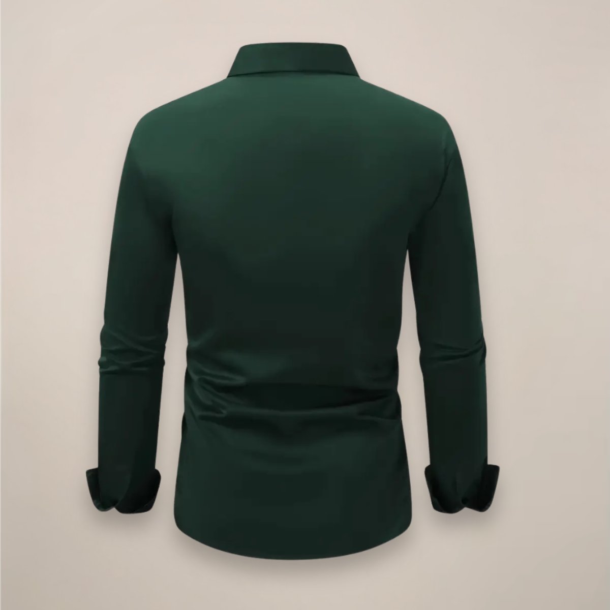 Men's Notched Collar Shirt | Slim Fit Long Sleeve View 13