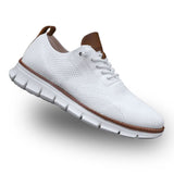 Men's Orthopaedic Walking Shoes | Wide Toe Box with Leather Trim