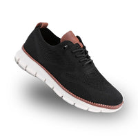 Men's Orthopedic Walking Shoes | Wide Toe Box with Leather Trim View 14