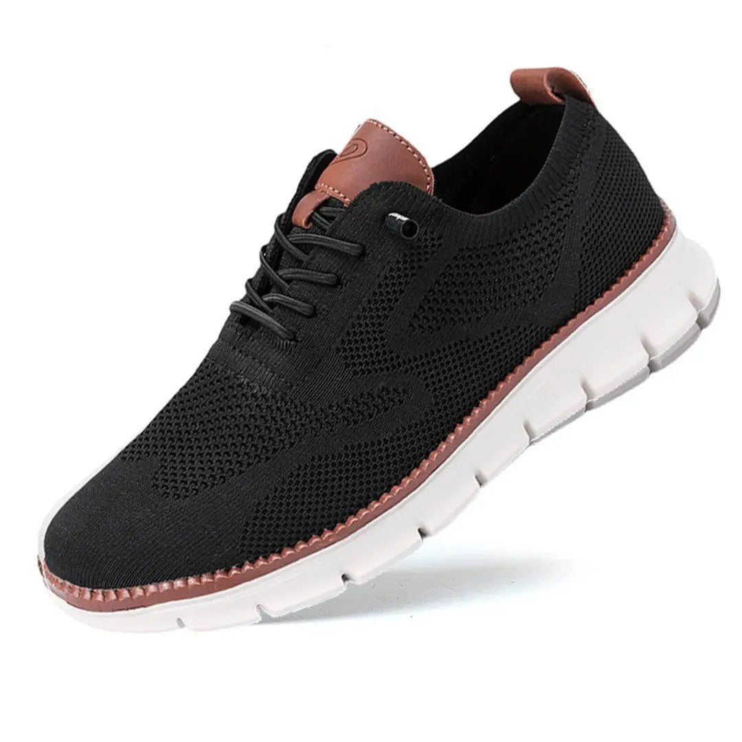 Men's Oxford Knit Sneakers | Ultra-Cushioned Breathable Fit Lifestyle