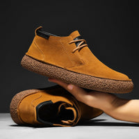 Men's Oxford Mid-Top Shoes | Eyelet Tie with Chunky Sole Hero