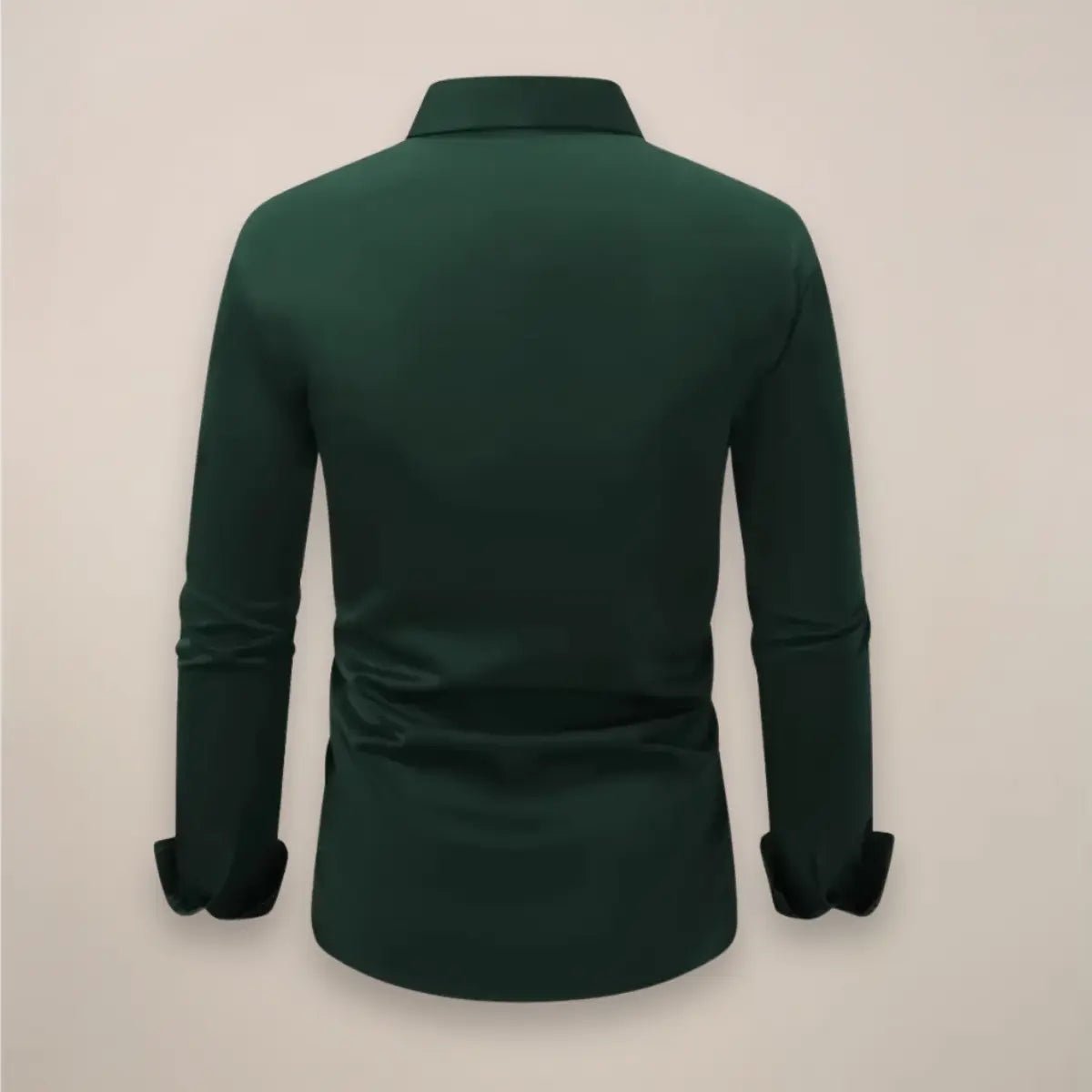 Men's Oxford Shirt | Slim Fit Long Sleeve Notched Collar Angle