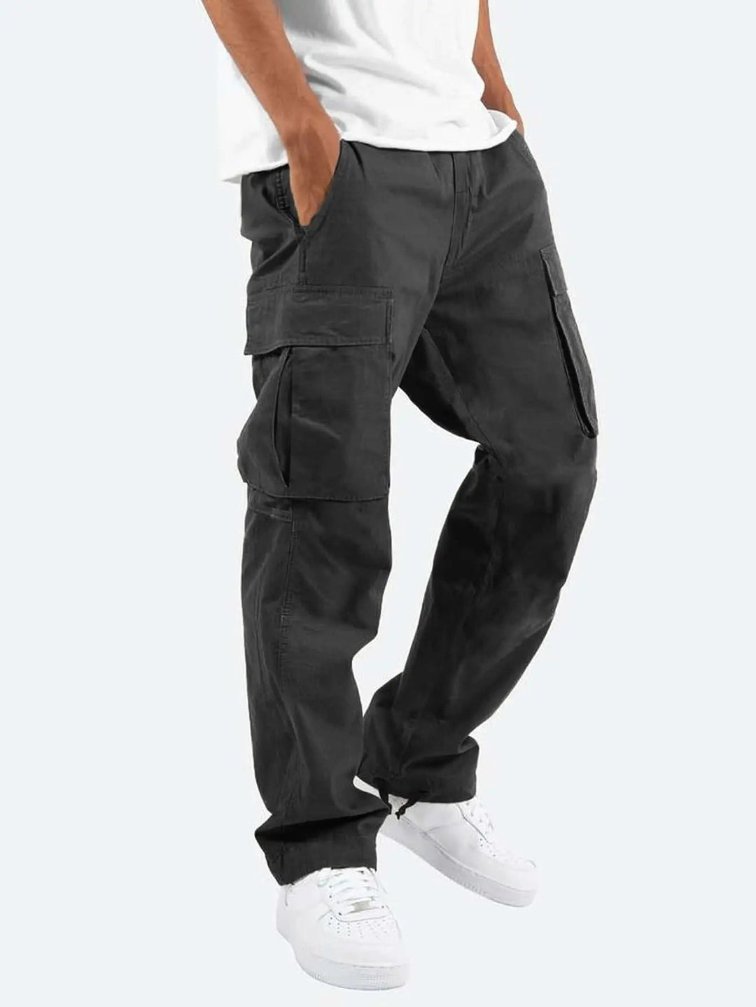 Men's Relaxed Fit Cargo Pants | Straight Leg with Dual Pockets Hero