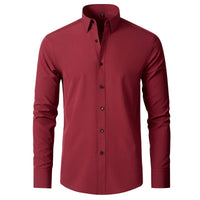 Men's Slim Stretch Shirt | Smart Fit Everyday Wear View 11