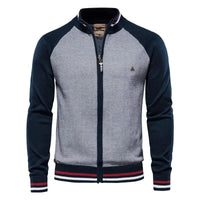Men's Smart Comfort Cardigan | Slim Fit Raglan Sleeve Detail