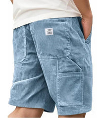 Men's Straight Cut Cargo Corduroy Shorts View 11