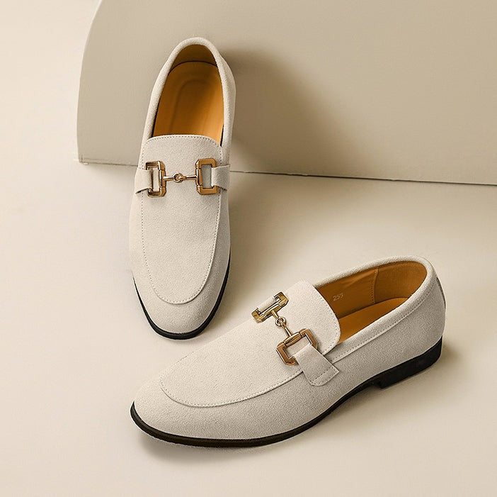 Men's Suede Comfortable Slip-On Loafers - hero